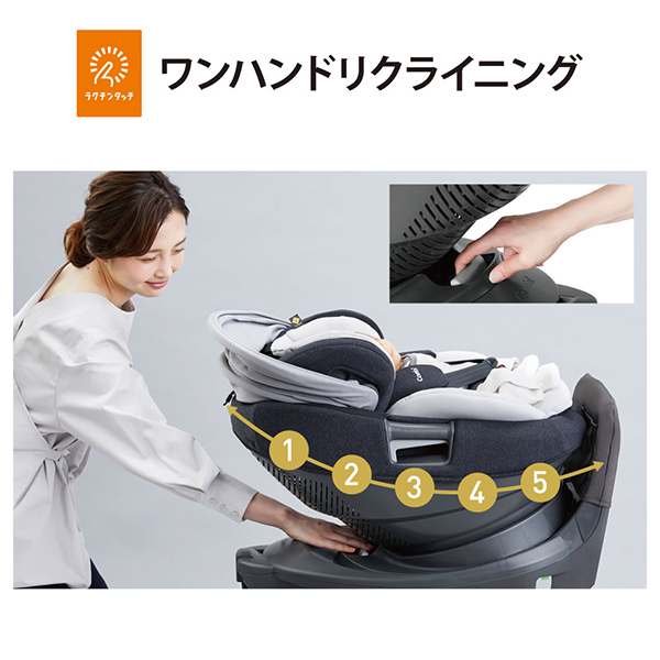 コンビ ホワイトレーベル チャイルドシート THE S ISOFIX エッグ