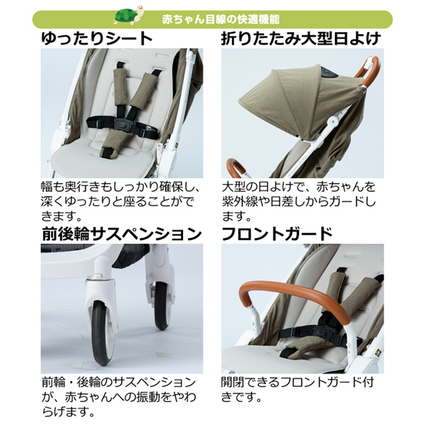 物品 リッチェル スプレ コンパクトベビーカー 1ヵ月から36ヵ月まで