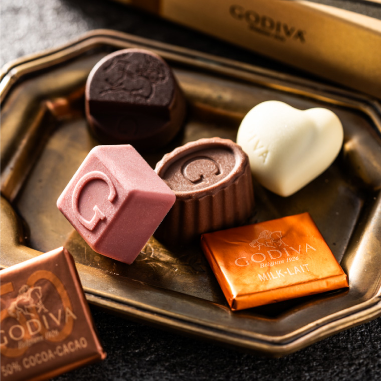 ゴディバ GODIVA チョコレート ハート オブ ゴールドコレクション 10粒入 （208911） のし包装メッセージカード不可 C-25 YC