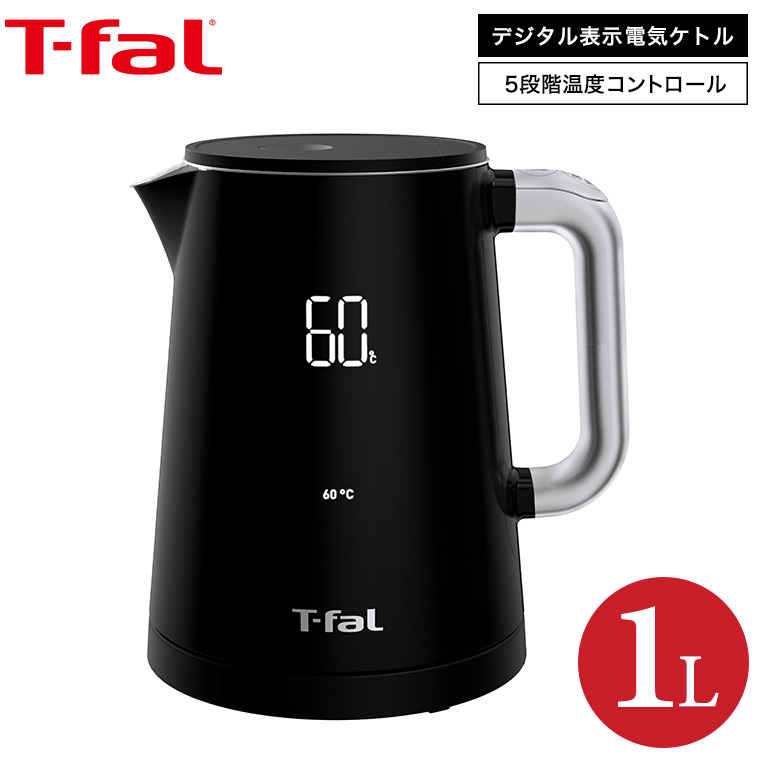 生活家電 T−FAL KO8548JP BLACK 電気ケトル ティファール 1.0L | www