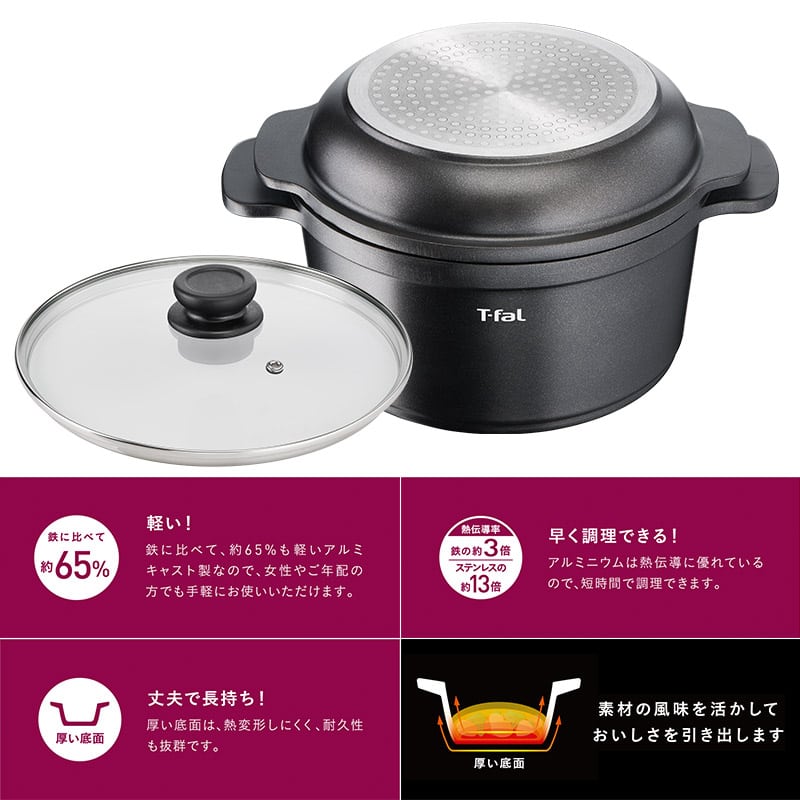 ティファール T-fal キャストライン アロマ オール・イン・ワン ポット