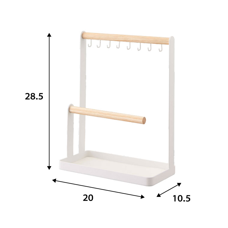 アクセサリースタンド トスカ ] 山崎実業 tosca ホワイト 送料無料